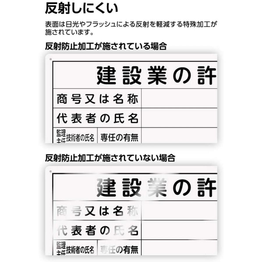シンワ測定(Shinwa Sokutei) 法令許可票 40×50cm 横 建設業の許可票?79077  :20210622153420-02968:Le coeur online store - 通販 - Yahoo!ショッピング