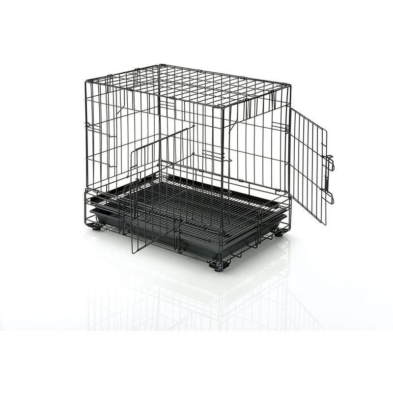 リッチェル プロフェッショナルペットケージ M ブラック 62.5×42.5×56cm プロフェッショナルペットケージ ブラック 5×42 5×56cm