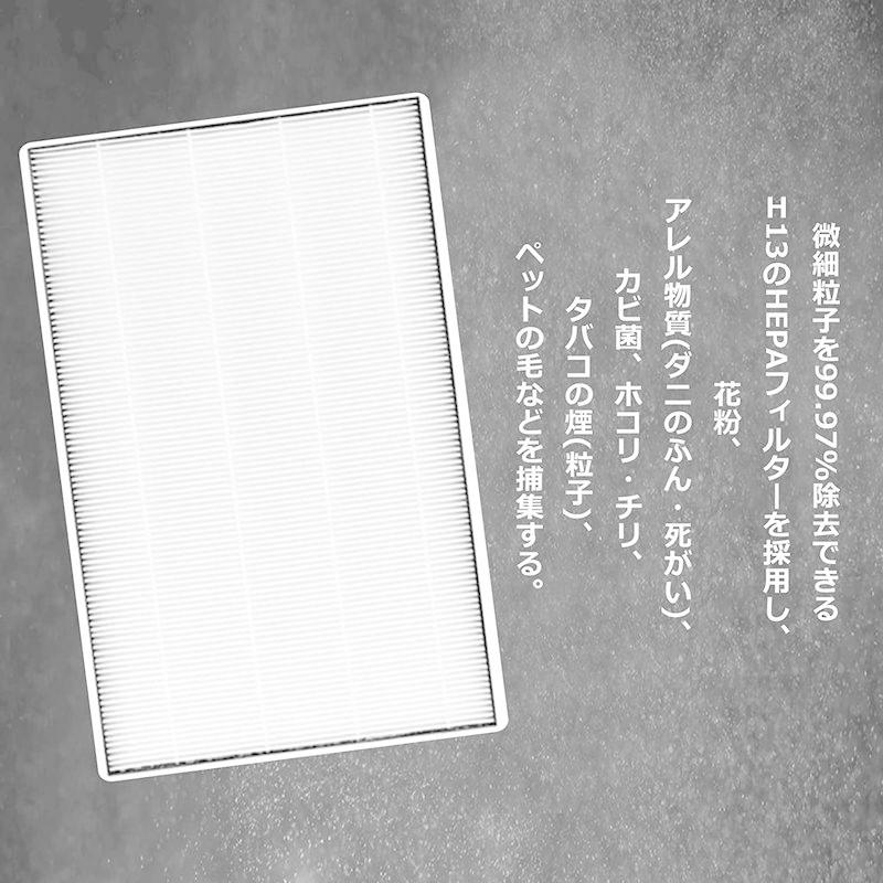 集じんフィルター FZ-D70HF と 脱臭フィルター FZ-D70DF HEPAフィルター 加湿空気清浄機用 KC-700Y6 KC-D7｜le-coeur-online｜08