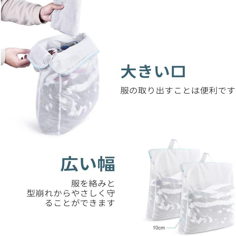 格安SALEスタート格安SALEスタートOTraki 洗濯ネット 40x50cm 2枚入り YKKファスナー ランドリーネット 手提げ 細かい網目 洗濯袋 型崩れ防止 絡み防ぎ 洗 物干しハンガー、ピンチ 富士商 マジックロック 3連フキン掛け F5379