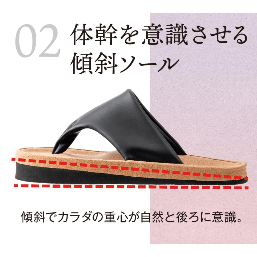 アルファックス 外反母趾でも快適に履ける 健康サンダル Sliet