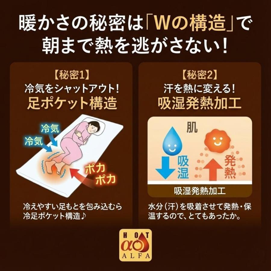 あったか 敷きパッド シングル 足ポケット 付き ふわふわ 起毛 敷き