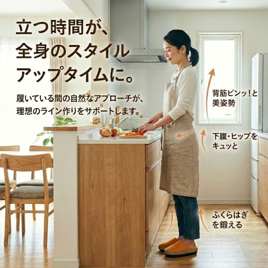 体幹スリッパ スリエット 体幹トレーニング スリッパ Sliet ダイエットスリッパ ダイエットサンダル 体幹 バランス 美脚 姿勢 下半身太り 健康サンダル | ブランド登録なし | 07