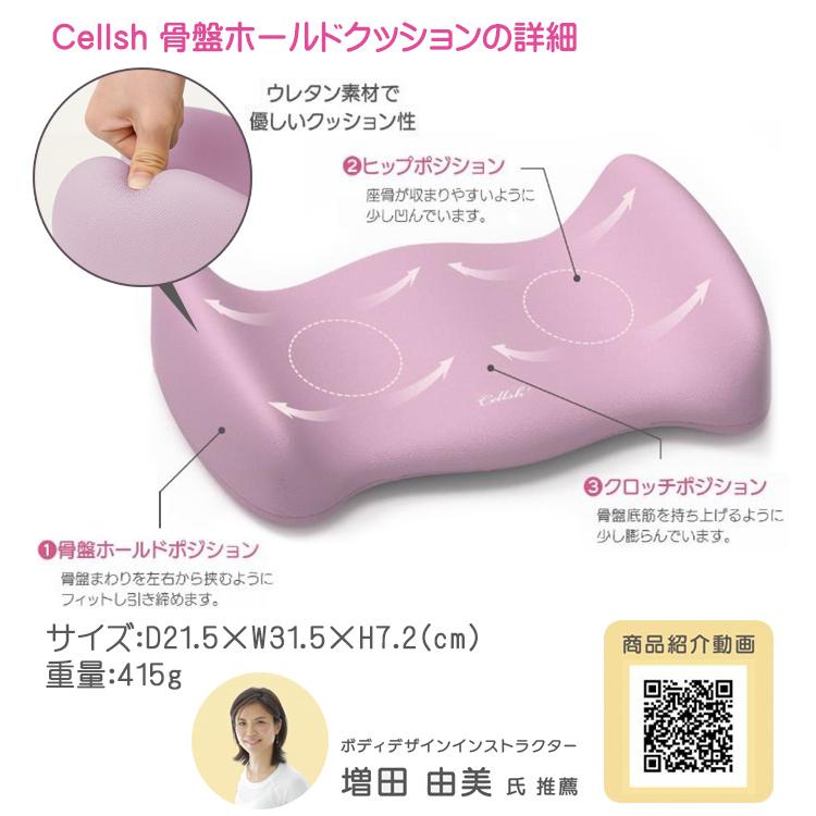 セルシュ 骨盤ホールド クッション 骨盤 立てる 腰 伸ばす ストレッチ