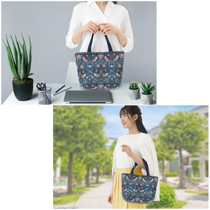 いちご泥棒 トートバッグ 手提げトートバッグ ウィリアムモリス