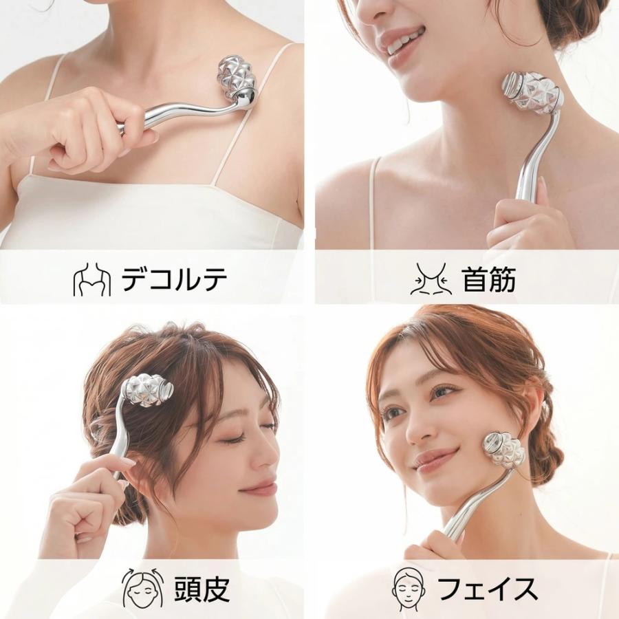 ウェーブフェイシャルローラー Cellsh セルシュ 美顔ローラー 美容