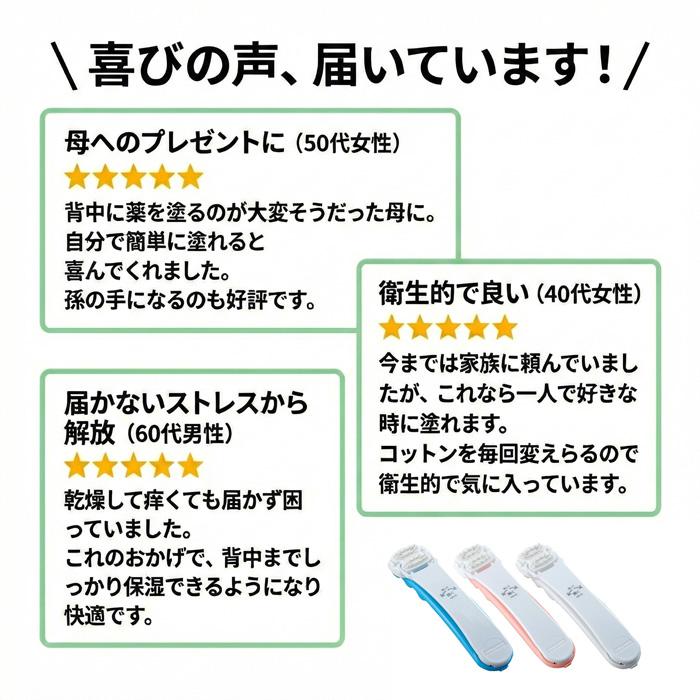 ボディローションぬりちゃん コンパクト ブルー/ピンク/ホワイト 自分