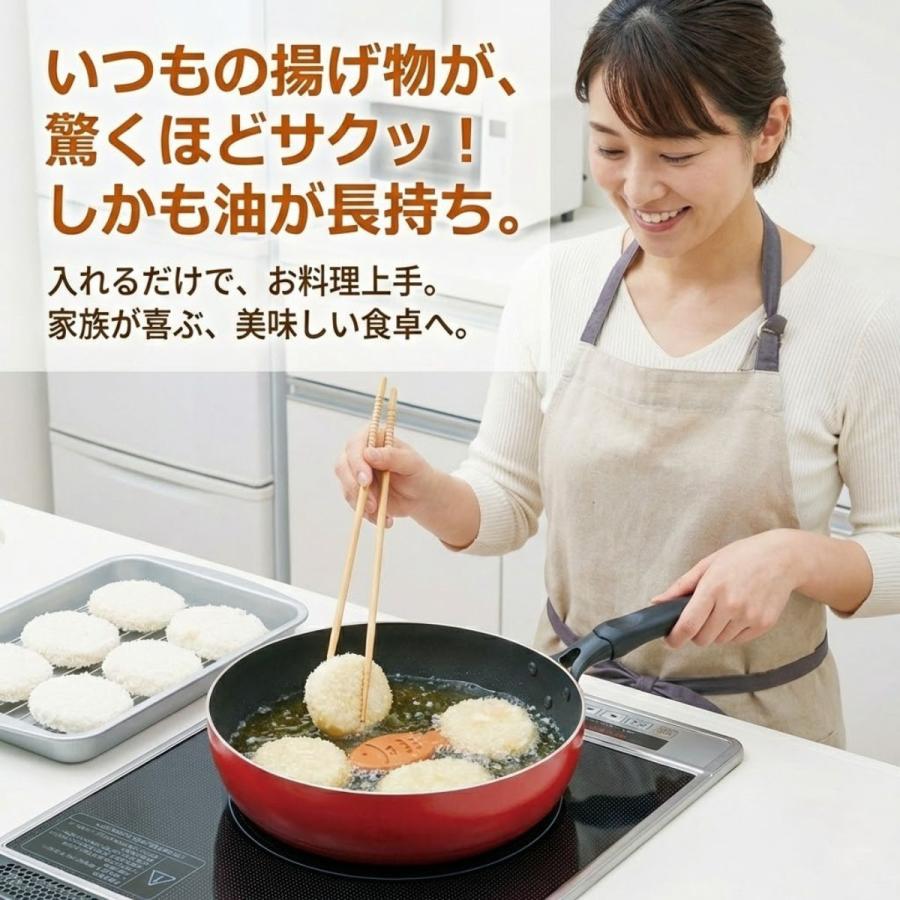 DELISTA サクッとあげものちゃん 油の酸化抑制 カラッと揚がる 油 再