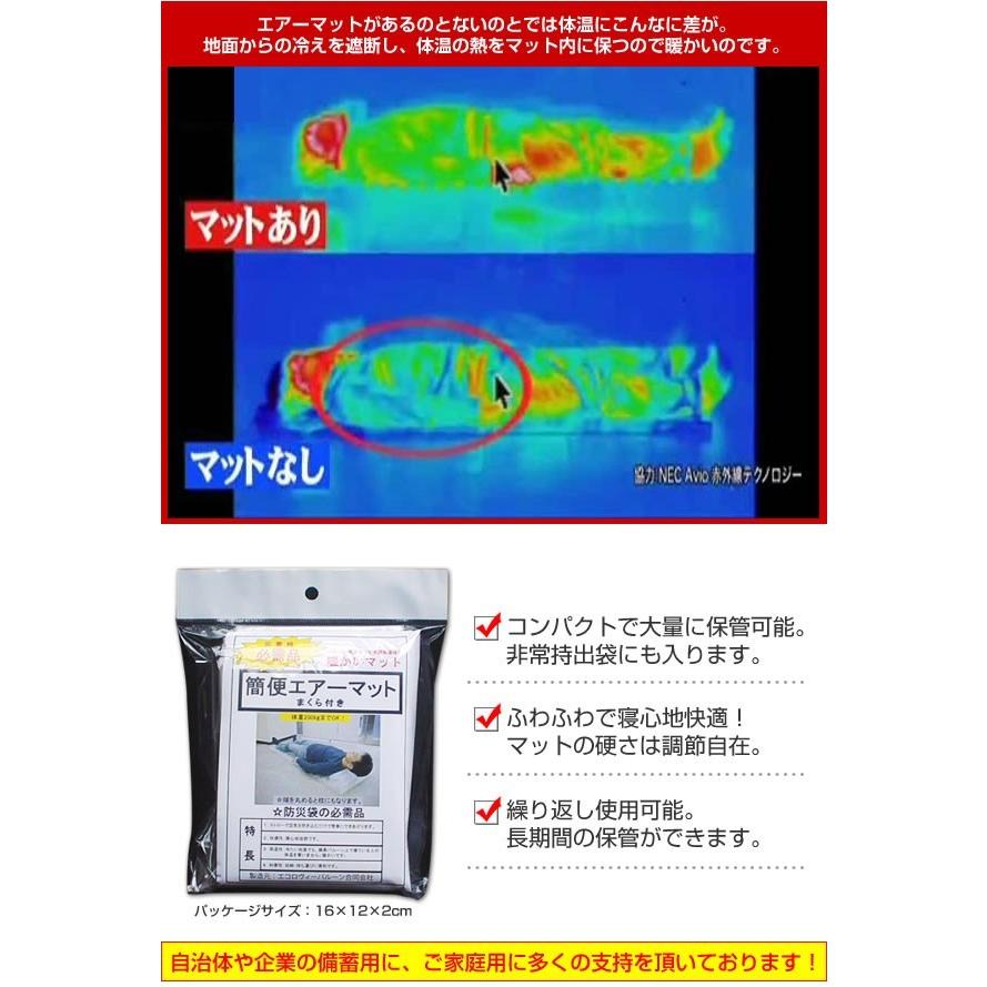 防災用品 簡便エアーマット 3個セット 簡易ベッド 簡易エアー 防災用品 簡便エアーマット 3個セット 簡易ベッド 簡易エアー