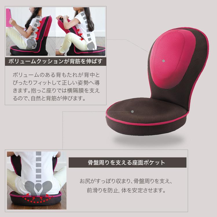 背筋がGUUUNグーン 美姿勢座椅子 コンパクト キッズ 子供用 姿勢 背筋がGUUUN 美姿勢座椅子 コンパクト 座椅子 クッション キッズ 子供