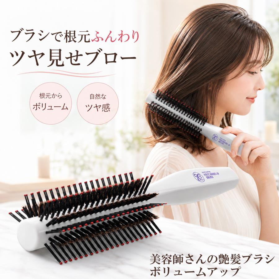 美容師 美容学生 ヘアサロン アップスタイル プロ用ヘアブラシ 5本セット PROIDEA（プロイデア） 美容師さんの艶髪ブラシ ボリュームアップ