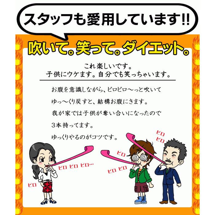 ＼TVで紹介／腹式呼吸 エクササイズ ロングピロピロ 吹き戻し 腹式呼吸 ダイエット ロングブレス ピロピロ笛 表情筋 小顔 くびれ ウエスト 下腹 お腹 引き締め | PROIDEA | 13