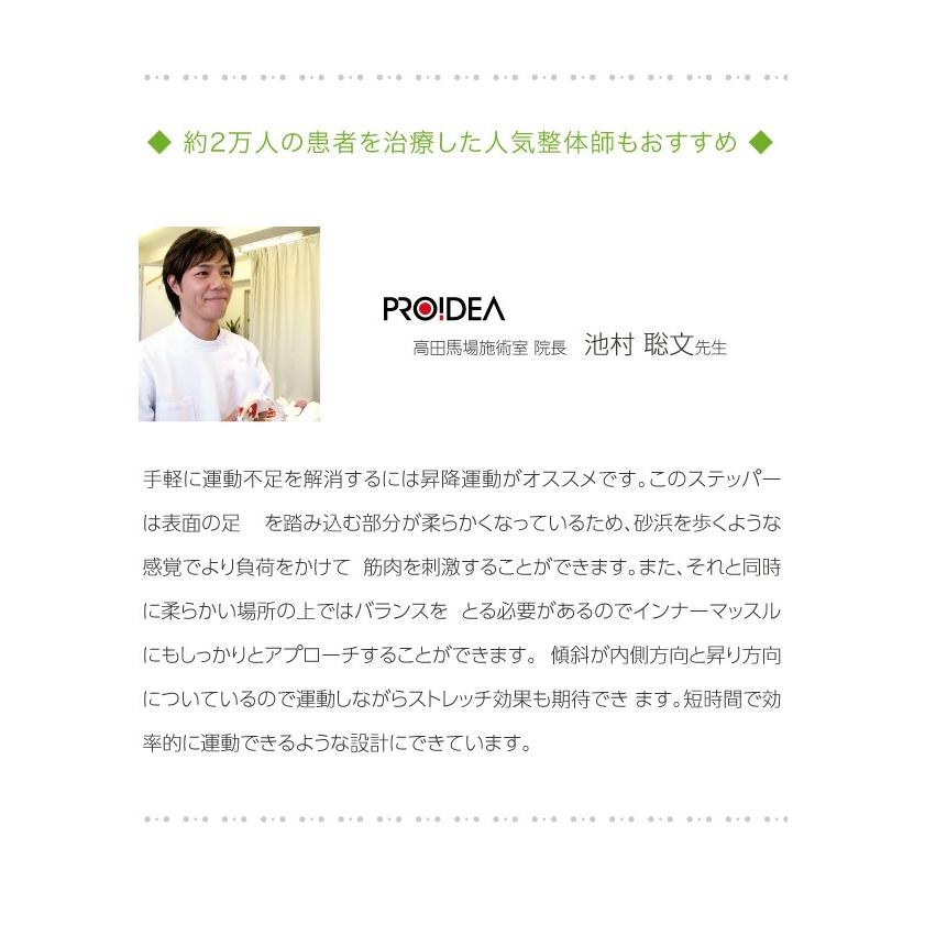 スリムルームステッパー ブラウン／グリーン／レッド ルーム ステッパー 踏み台昇降 ステップ台 エクササイズ スローステップ ダイエット 健康 器具 足踏み 運動 | PROIDEA | 11