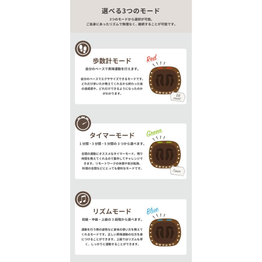 自宅で健康 エールステッパー 踏み台昇降 ステップ台 ステッパー ダイエット 有酸素運動 室内 エクササイズ | PROIDEA | 08