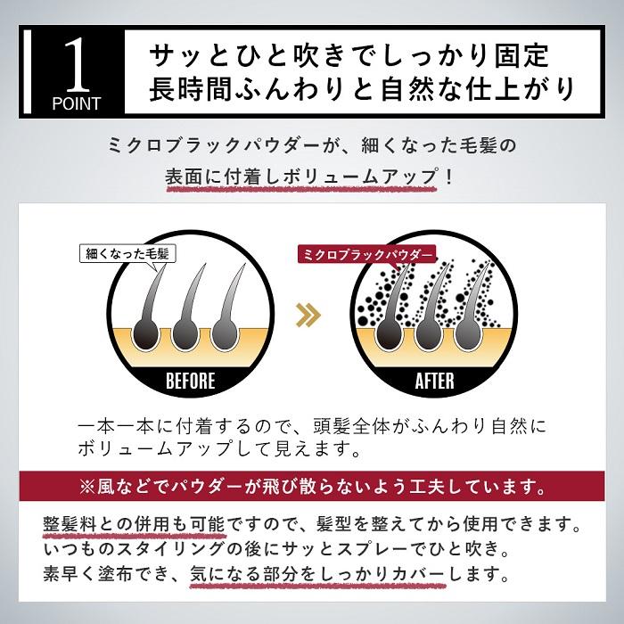 アイメディア 正規品 増毛スプレー セット ヘアフォロー スプレー 同色