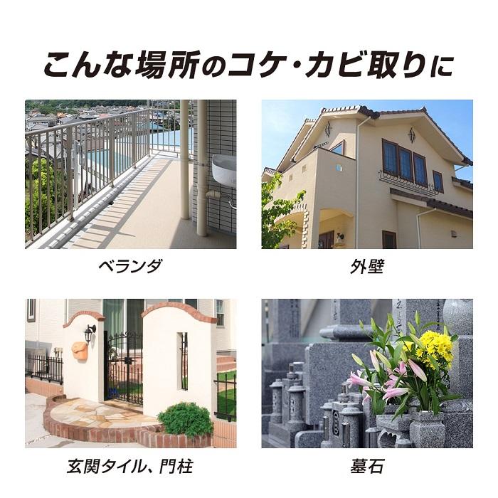 アイメディア 業務用 コケ カビ取りスプレー 480ml 中性 外壁