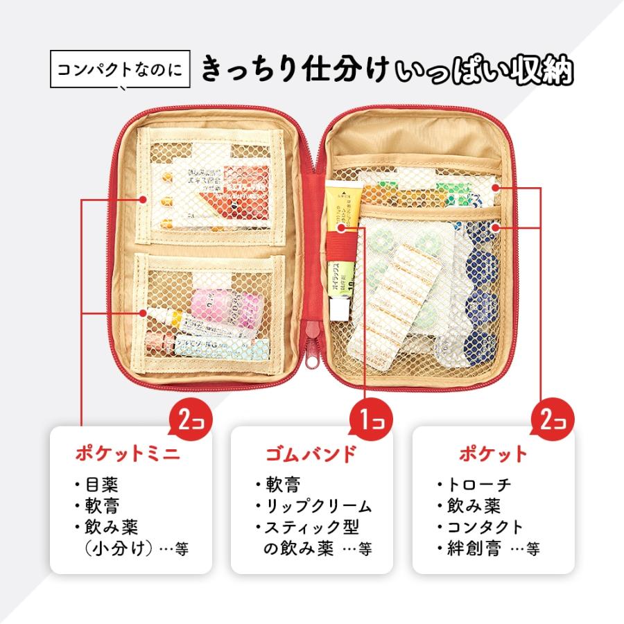 アイメディア メディカルポーチ コンパクト 薬ケース ファーストエイド