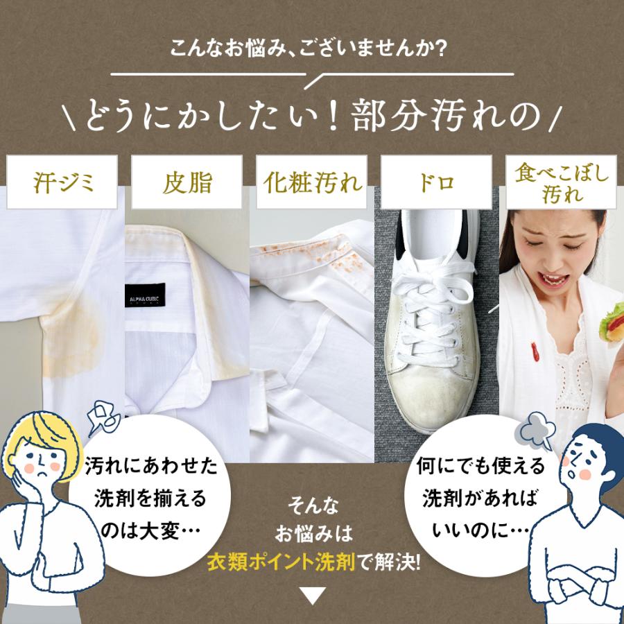 アイメディア クリーニング屋さんの衣類ポイント洗剤 165g 2個セット