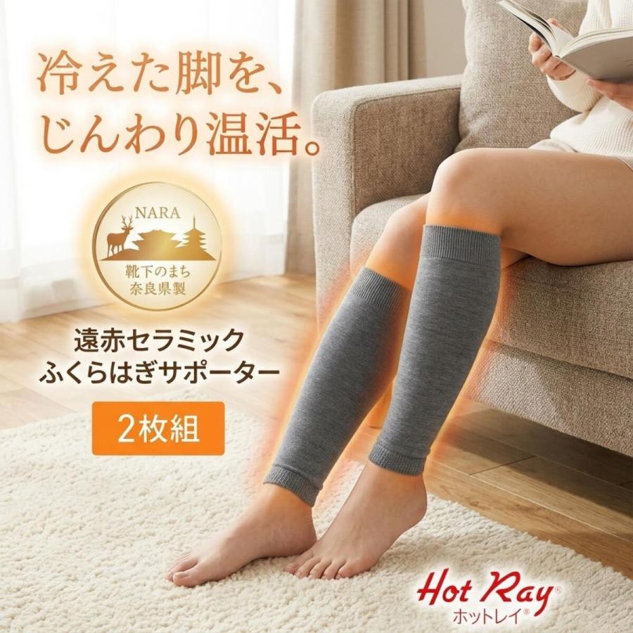 アイメディア ふくらはぎ サポーター ウォーマー 2枚組 ホットレイ