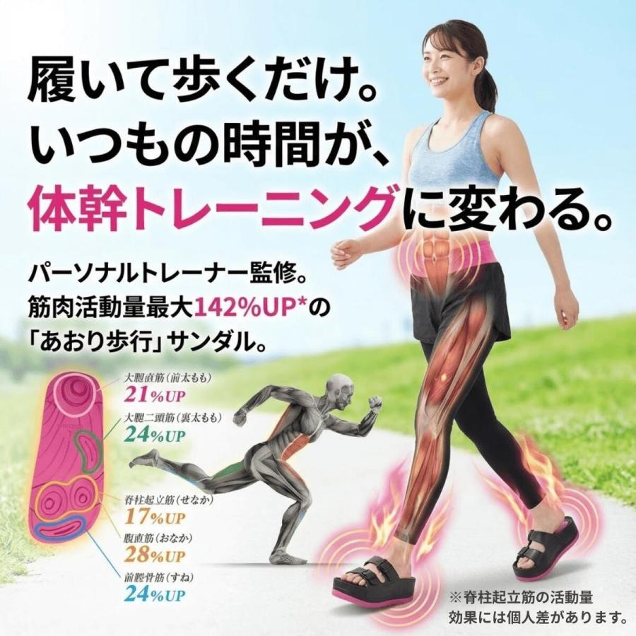 ダイエットスリッパ 体幹筋シェイプスリムサンダル 体幹トレーニング スリッパ ダイエット サンダル レディース 体幹 バランス シェイプアップ エクササイズ | ブランド登録なし | 01