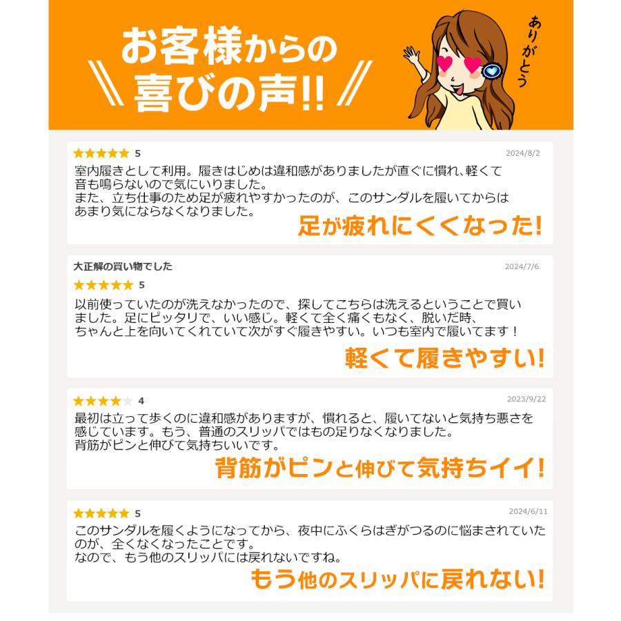 ＼軽くて履きやすい／パワースリムサンダル M/L レディース 体幹トレーニング サンダル ダイエット 健康 下腹 猫背 姿勢 矯正 家事 室内履き オフィス 軽量 静か | ブランド登録なし | 16