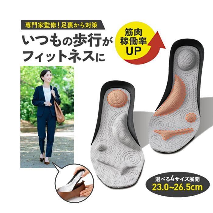 ダイエットインソール 中敷き パワースリムアクティブ インソール M/L