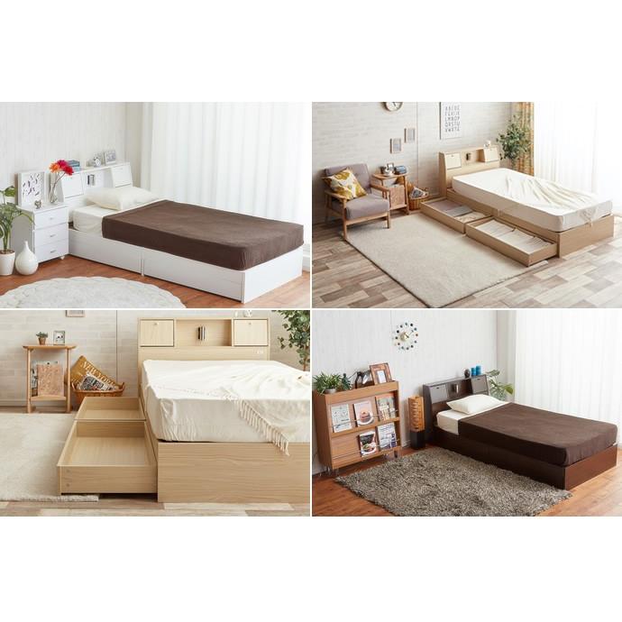 オンラインストア早割 収納付きベッド シングルベッド マットレスセット チェストベッド 宮棚付 幅101cm 奥行216cm 高さ65cm おしゃれ おすすめ 北欧 シングル ベッドセット 新作 Www Nufcblog Co Uk