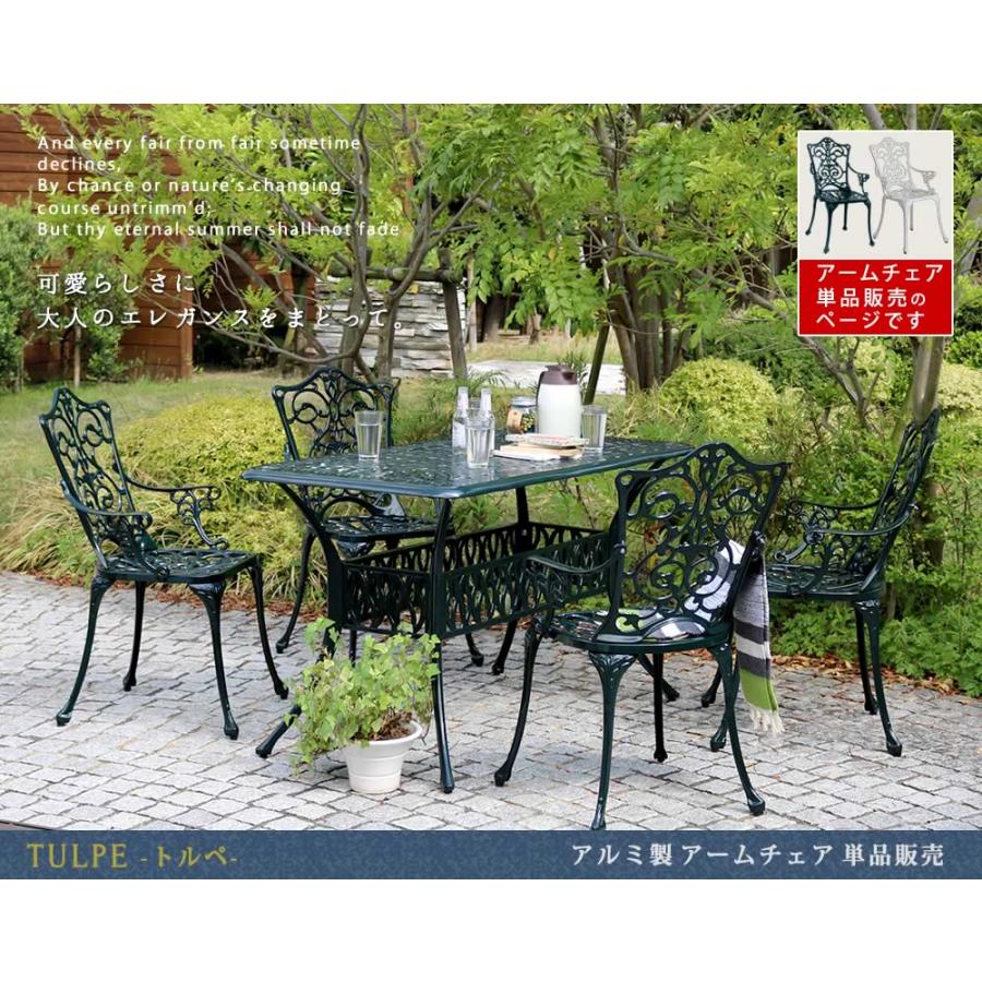 ガーデンチェア 単品 幅55.5cm 奥行56.5cm 高さ90cm 庭の椅子