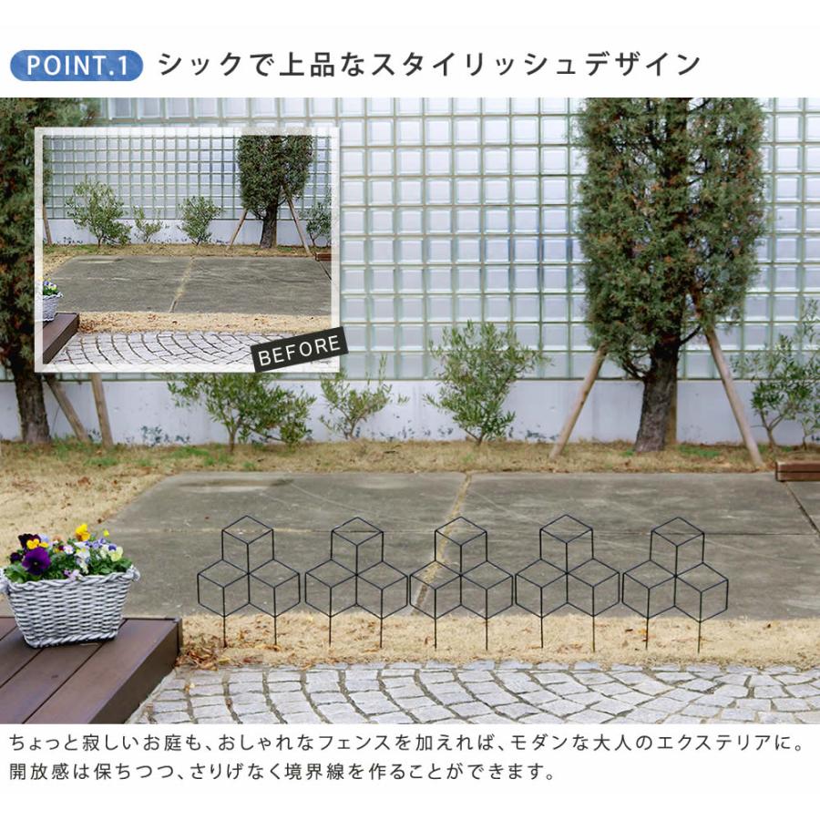 ガーデンフェンス 10枚組 幅30cm 厚み0 4cm 高さ45cm アイアンフェンス ミニフェンス 庭 ガーデニング おしゃれ プランターフェンス ブラック 黒 花壇のフェンス Sus If Cu45 10p インテリア家具 レフィーカ 通販 Yahoo ショッピング