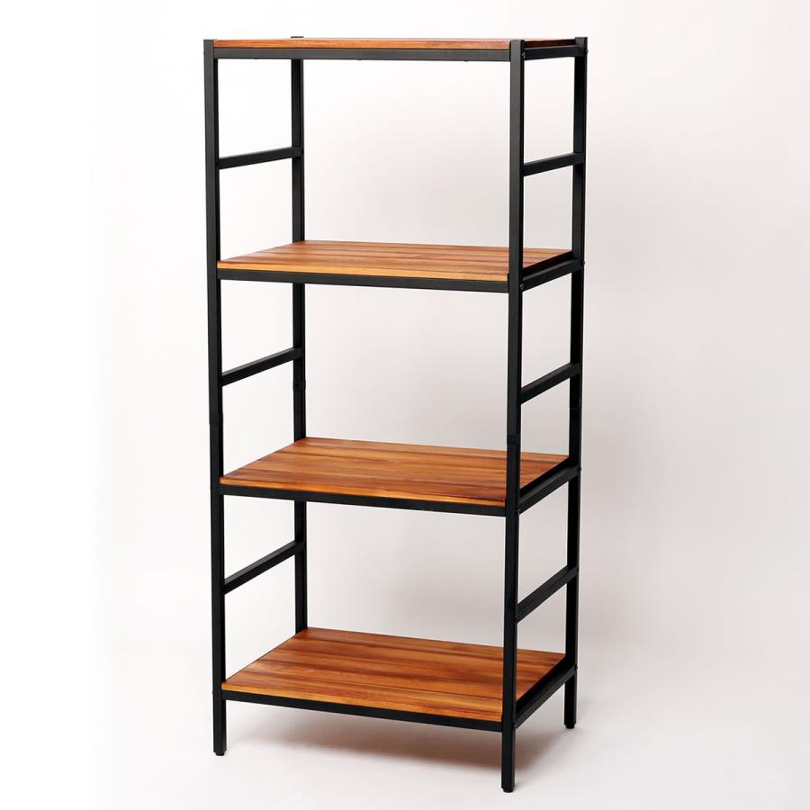 4段ラック 幅60cm 奥行40cm 高さ135cm おしゃれ 四段ラック シェルフ