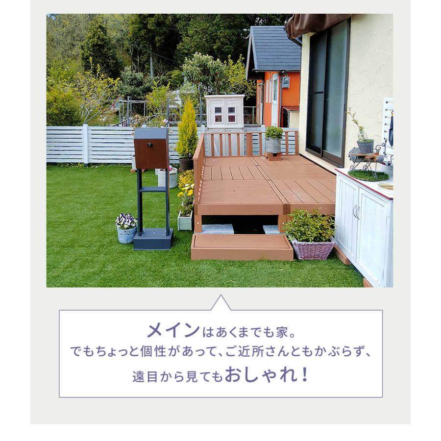 スタンドポスト 鍵付きポスト グレー グリーン おすすめ おしゃれ 北欧