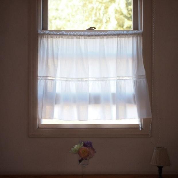 カフェカーテン60cm丈ティアード 上品でおしゃれです Cafe Hashigo 60 Le Jeudi 通販 Yahoo ショッピング