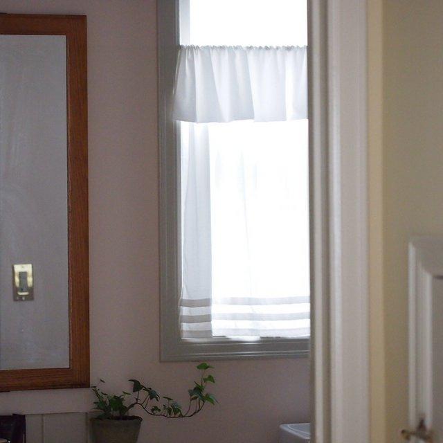 カフェカーテン 飾りつき 長め75cm ・ホワイト : Le Jeudi - 通販