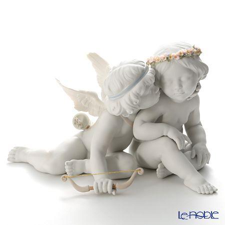 Lladro エロスとプシュケー 陶磁器 置物 LLADRO（リヤドロ） 並行輸入品 エロスとプシュケ 09128 : ブランド