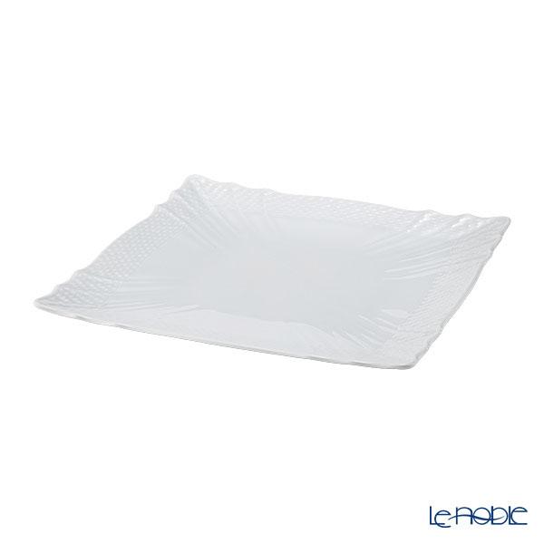 ②リチャードジノリ ベッキオホワイト 22cm スクエアサラダボウル