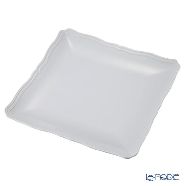 ベッキオホワイトスクエアプレート27cm