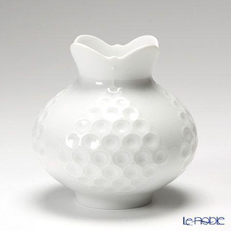 ホワイトレリーフ 並行輸入品 マイセン 000001／50139 ベース(花瓶 