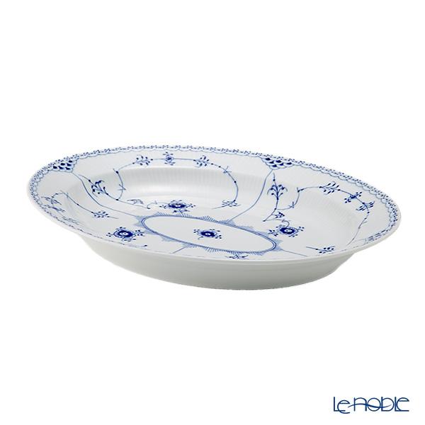 ロイヤルコペンハーゲン ブルーフルーテッド ハーフレース ディッシュ  