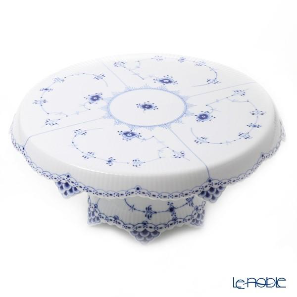 並行輸入品 ロイヤルコペンハーゲン ブルーフルーテッド ハーフレース ケーキスタンド 31×H13.5cm 1102434／1026609の画像