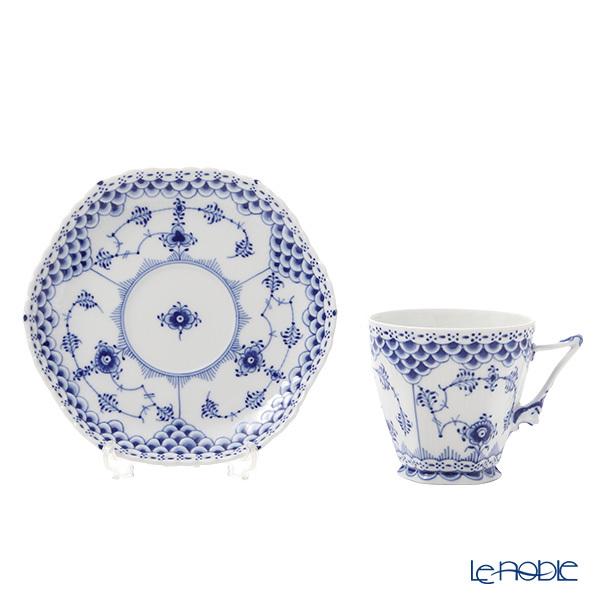 ロイヤルコペンハーゲン ブルーフルーテッド フルレース コーヒー 
