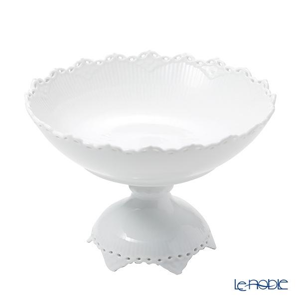 ロイヤルコペンハーゲン ホワイト フルーテッド フルレース コンポート 直径28×17.5cm 1132429／1052695