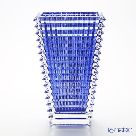 並行輸入品 バカラ EYE 2-811-106 ベース(花瓶) スクエア L 30cm ブルー 結婚祝いの画像