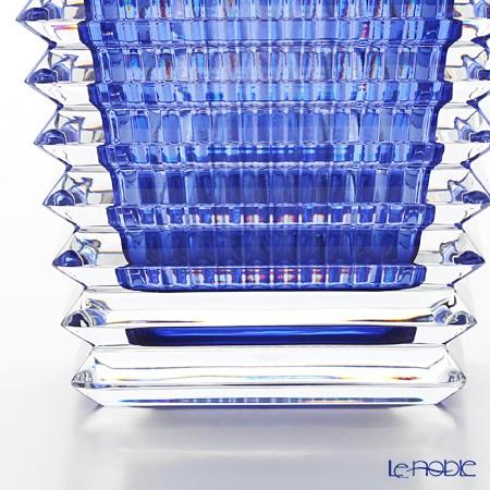 並行輸入品 バカラ EYE 2-811-106 ベース(花瓶) スクエア L 30cm ブルー 結婚祝いの画像