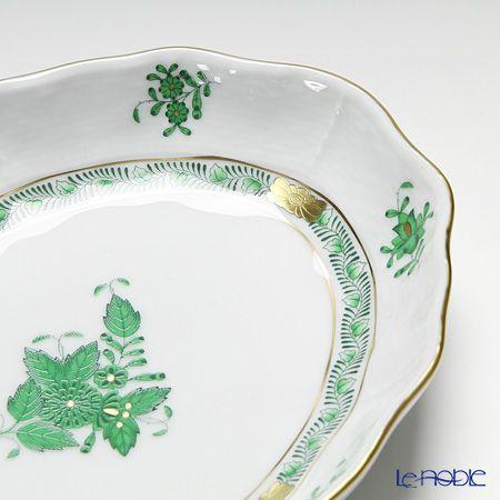 ヘレンドアポニー・グリーンファンシーディッシュ&豆皿セット♪