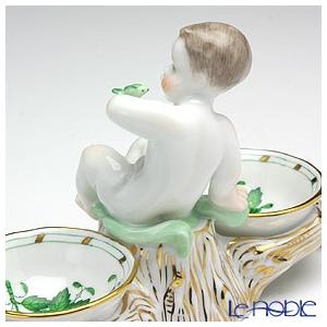 ヘレンド アポニーグリーン 00258-0-01 エンジェルセラー 14cm