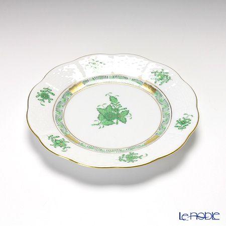 並行輸入品 ヘレンド アポニーグリーン 00513-0-00 プレート 15cm 皿の画像