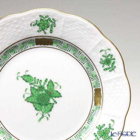 並行輸入品 ヘレンド アポニーグリーン 00513-0-00 プレート 15cm 皿の画像