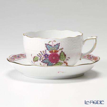 ヘレンド - 並行輸入品 アポニーフラワー 00724-0-00／724 御茶優勝杯＆平円盤 200ml カップアンドソーサー コーヒー、ティーカップ-食器、グラス、カトラリー
