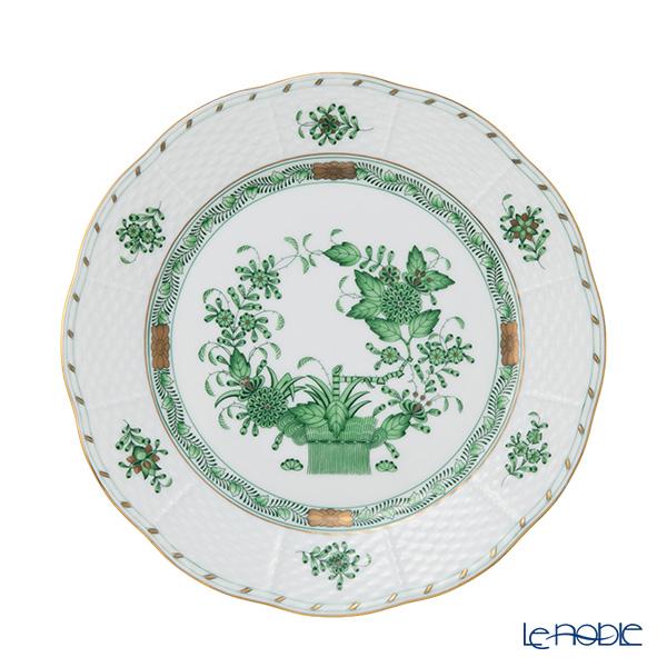 HEREND ヘレンド インドの華 グリーン オーバルプレート 23x12cm ヘレンド（HEREND） 並行輸入品 インドの華グリーン FV プレート 23cm