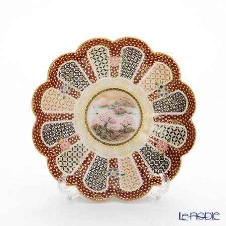 京薩摩伝統工芸士 小野多美枝氏 -空女-作 菊皿